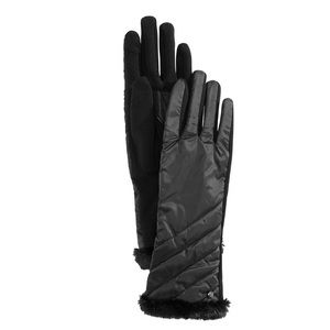 Lauren Ralph Lauren Channel Touch Black Gloves